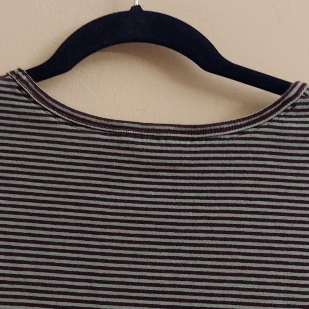 BODEN Striped Long Sleeve Round Scoop Neck Pullover Top - Picture 6 of 10